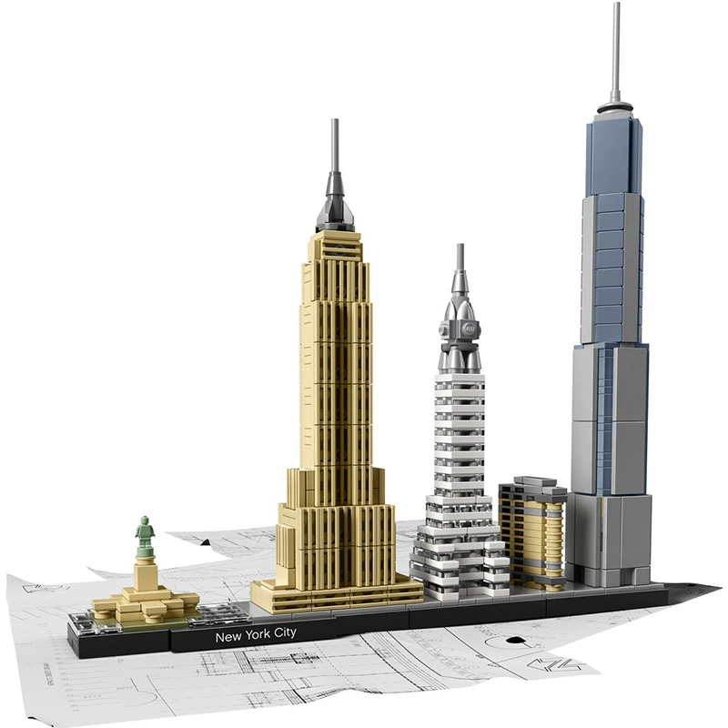Совместимо с Lego Shanghai Skyline 21039 London 21034 Dubai 21052 Tokyo 21051 Конструктор строительные блоки игрушки