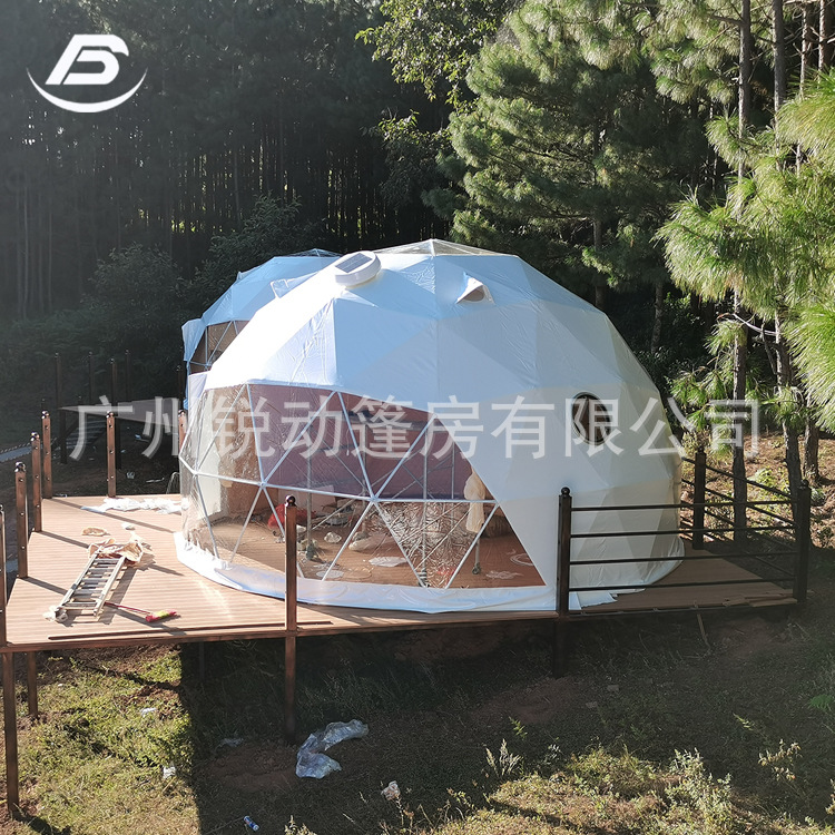 酒店篷房 云南景区6米农庄球形帐篷 星空圆顶篷房 广州厂家生产