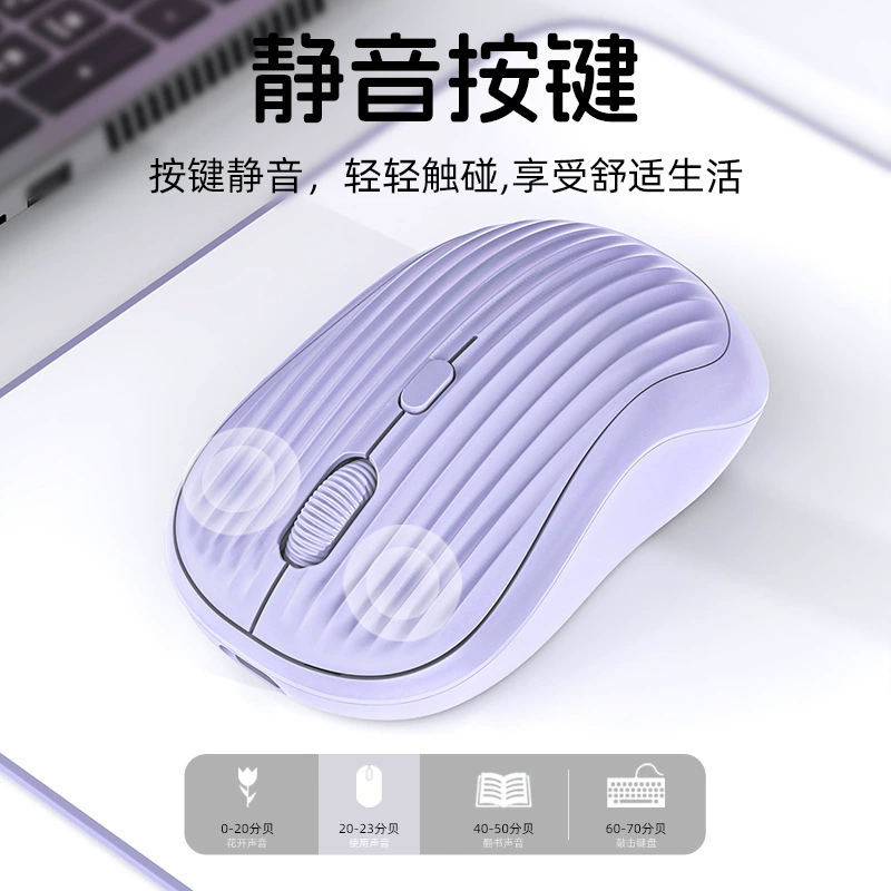 Беспроводная мышь, бесшумная игровая ноутбук зарядка, 4G, bluetooth
