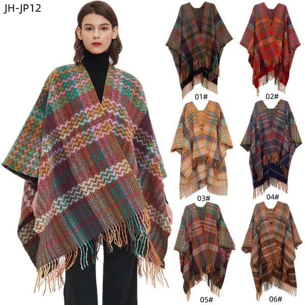 autumn demi-season ethnic cloak