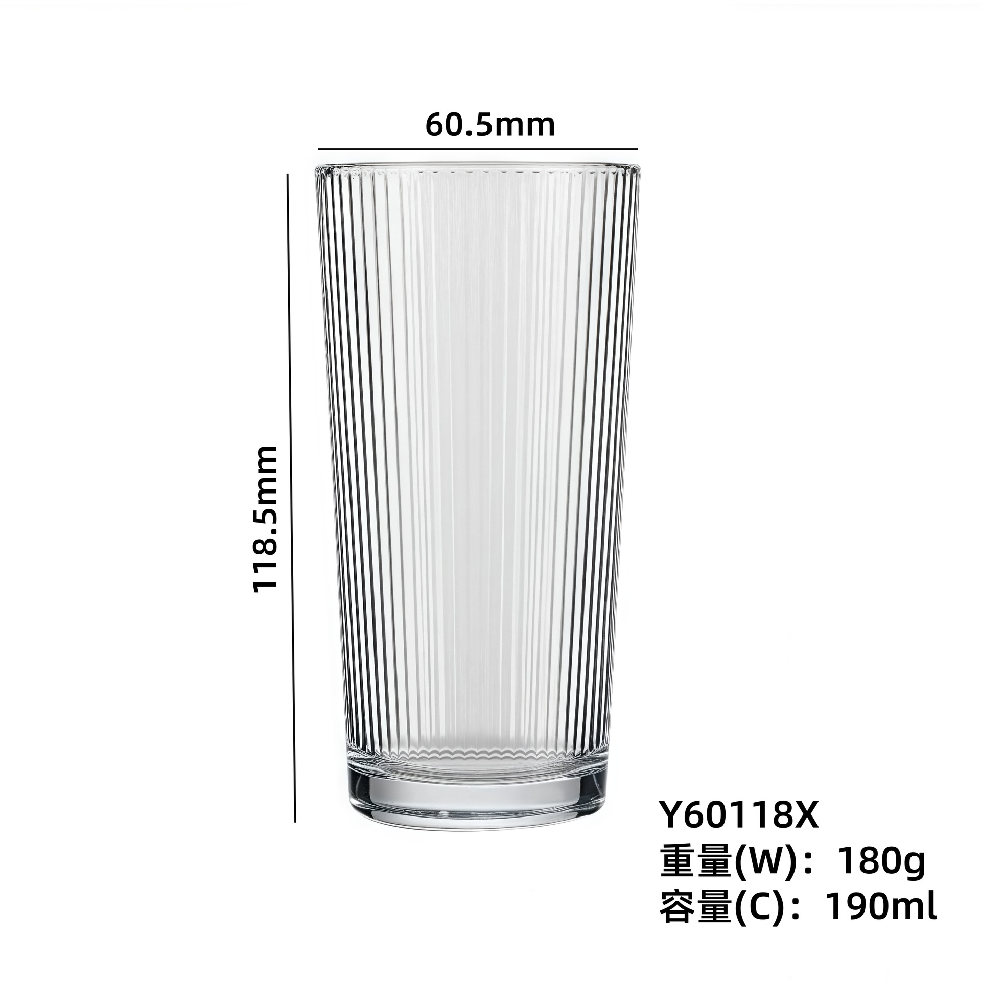HJY60118X (72 pcs / caja)