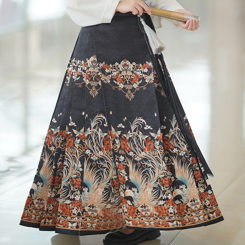 단일 조각 검은 말 얼굴 치마 Feng Laiyi