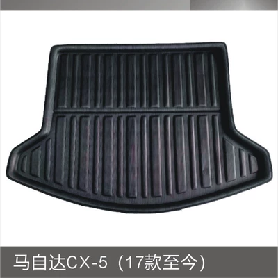 [Foreign Trade Edition] Maz.da Ma Zi. Cx-5 2017-2024 rear compartment rear compartment cushion car trunk cushion (Trunk Mat) - mazda-cx-517-24-black