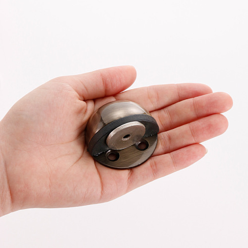 Turtle top door collision-free punch-free stainless steel door top anti-collision door stopper silicone household bathroom door stop invisible suction