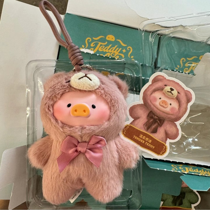 本物の LULU 豚グッドタイムズシリーズビニール 2.0 レトロテディ缶詰豚ぬいぐるみブラインドボックストレンディなギフト|undefined