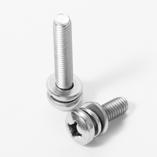 Aozhan Aofeng 304 stainless steel cross pan head combination screw round head assembly GB9074.4 M3M4