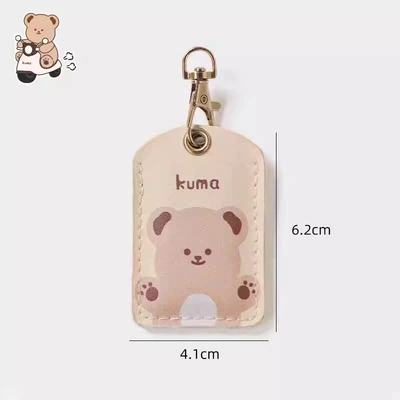 Motorcycle Electric Vehicle Keychain Protective | Electric vehicle key cover shell - nfc-card-holder-bear-style