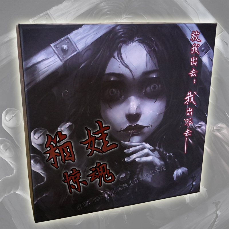 Board game for women, horror-themed survival cooperation adult death kaleidoscope escape room deduction game