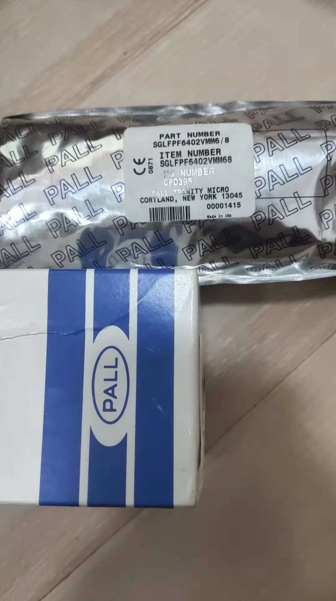 PALL 颇尔 SGLFPF6402VMM6/8 1/2 VCR 高纯 过滤器 0.003um 微米