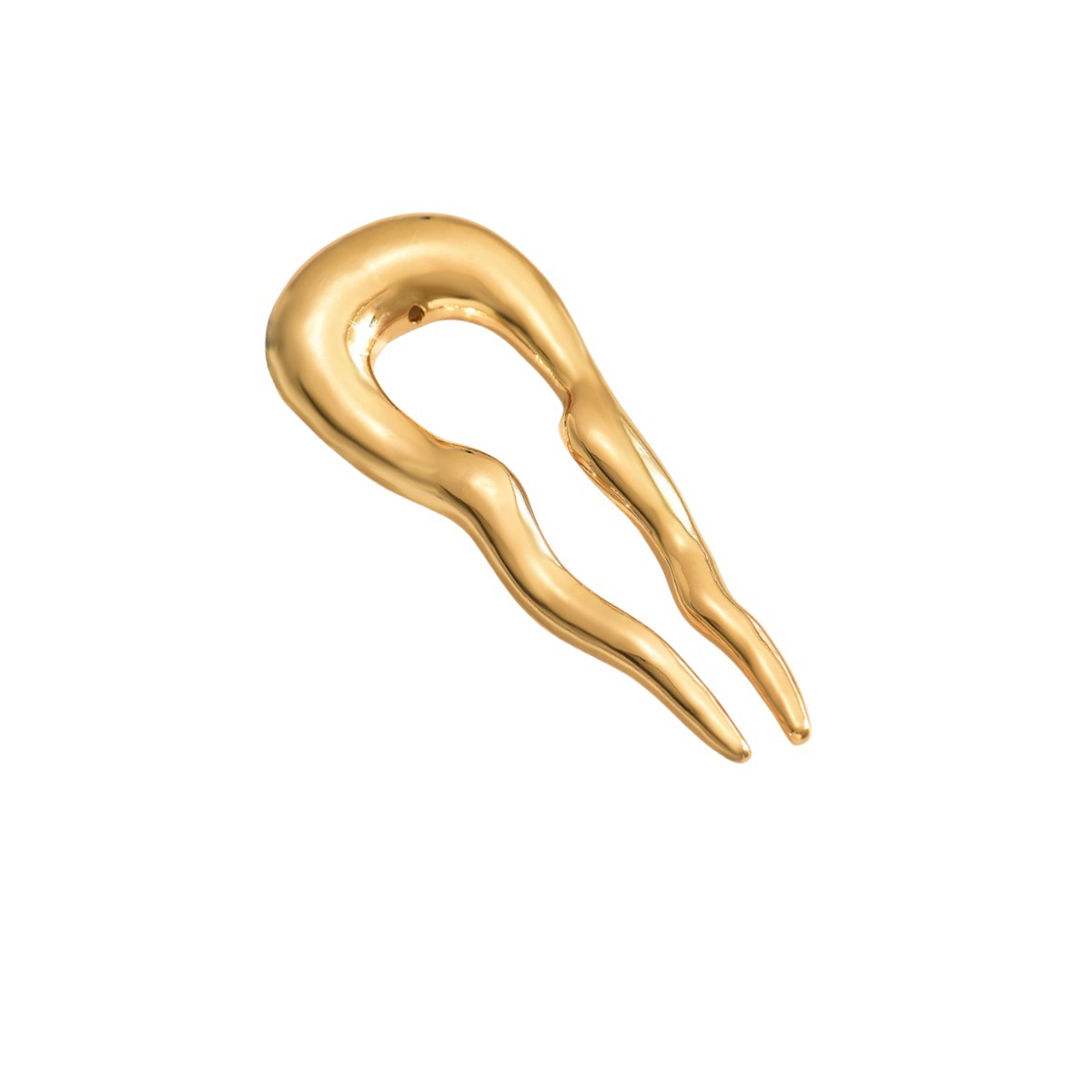 Ventas transfronterizas calientes simples pinzas de cabello de metal en forma de U ondas pinzas de cabello para mujeres de alta calidad pinzas de cabello de red rojo lateral peine