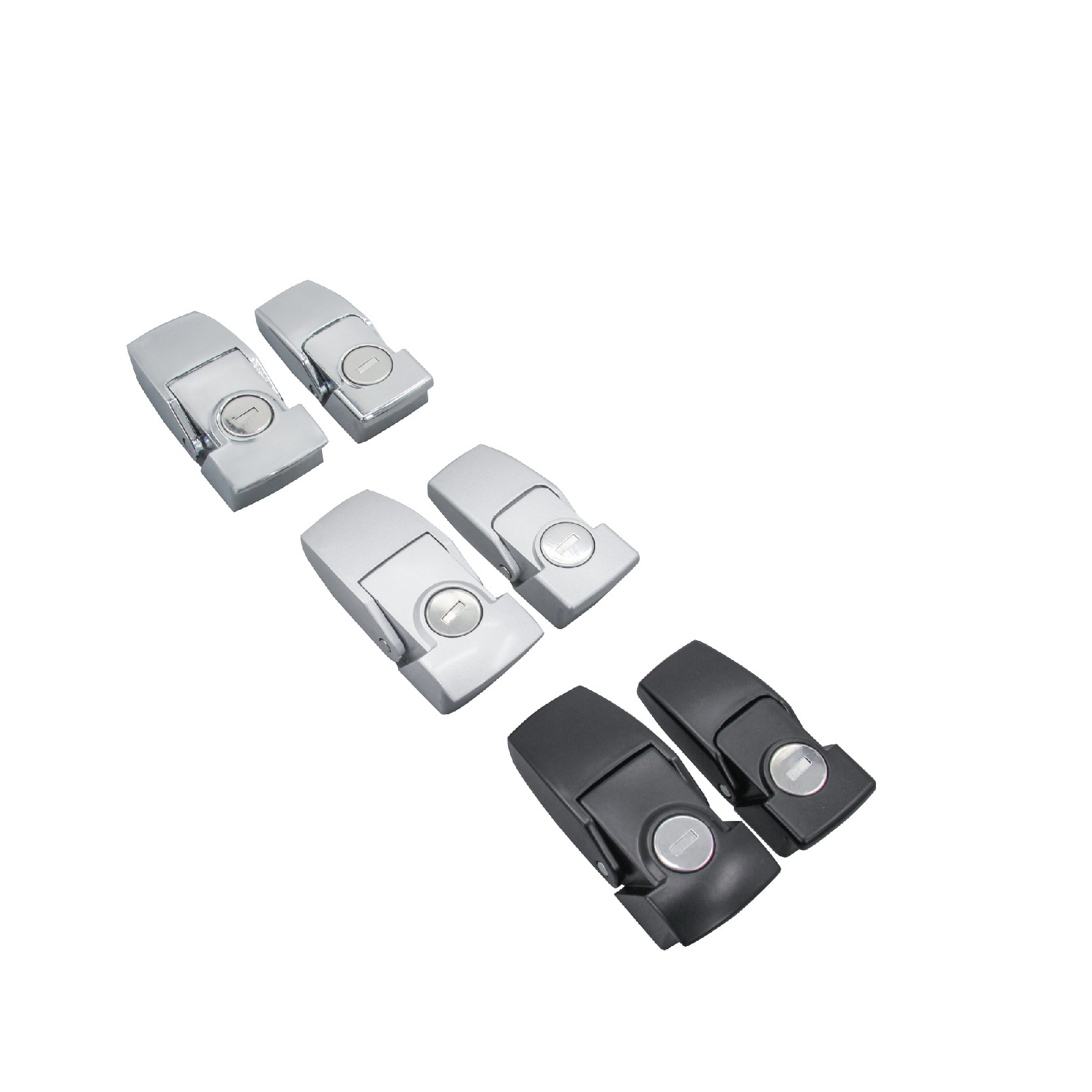 Cerradura de Pestillo Oculto DK604-1-2 de Aleación de Zinc para Gabinetes Eléctricos y Maleteros
