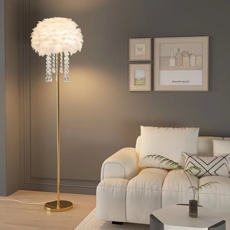 atmospheric floor lamp for bed for living room