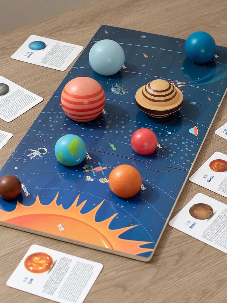 Sistema Solar DE LOS NIÑOS ocho planetas cognitiva 3D rompecabezas 3D transfronteriza juguetes CE y detección CPC juguetes educativos