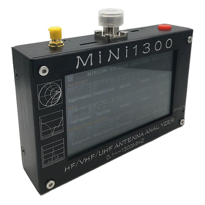 Mini1300 векторный сетевой анализатор Портативный стоячая волна RF мультиметр 1,3 г векторный антенный анализатор