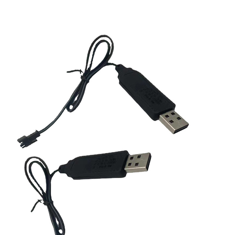 3.7vリチウム電池の充電線のUSBSM-2Pの接続口は消灯の表示のおもちゃのリモコンの車の充電線の卸売りを満たします。|undefined
