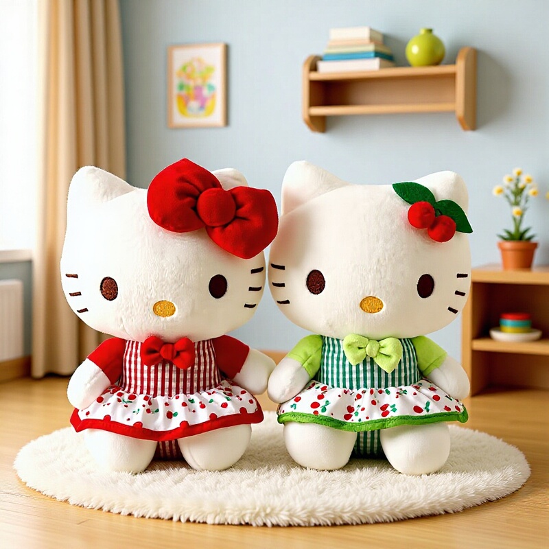 Anime Hello Kitty Plush Toy Animal Doll Genuine Hello Kt Cat Wholesale Wedding Throw Dolls