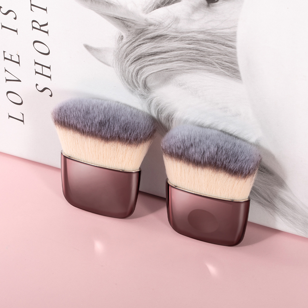 Nuevo modelo privado cepillo de maquillaje cepillo suelto se ruboriza cepillo suave cepillo en polvo portátil mini cepillo seco fabricante de la fuente