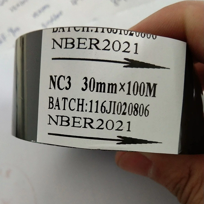 Этикеточная лента устойчивая к царапинам углеродная лента на восковой основе печатная бумага расходные материалы для печати 30 мм * 100 м этикеточная лента оптом