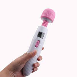 樱菲妮新款液晶闪电AV震动按摩棒女用自慰器震动棒成人用品批发