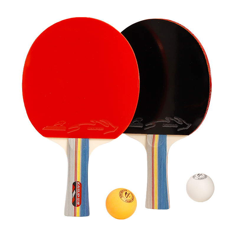 Double training racket for table tennis, training