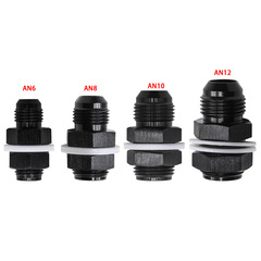 Car modification accessories fuel cell separator connector AN6/8/10/12 aluminum alloy connector with gasket