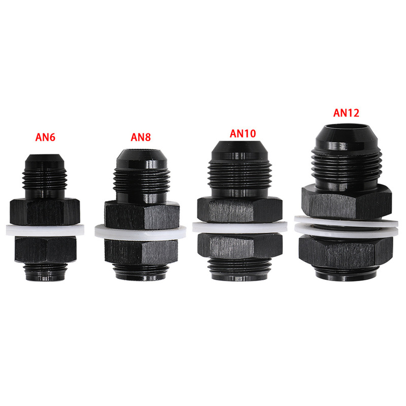 Car Modification Accessories Fuel Cell Partition Joint An6/8/10/12 Car Aluminum Alloy Joint with Gasket Car Modification Accessories Fuel Cell Partition Joint An6/8/10/12 Car Aluminum Alloy Joint with Gasket
