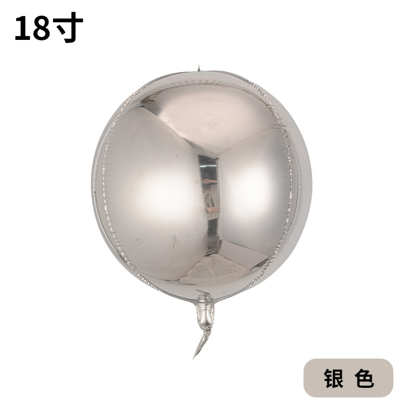 Globo de película de aluminio versión 4D, globo esférico cúbico de 32 pulgadas, caja de regalo de Navidad, globo de decoración de Año Nuevo image 12