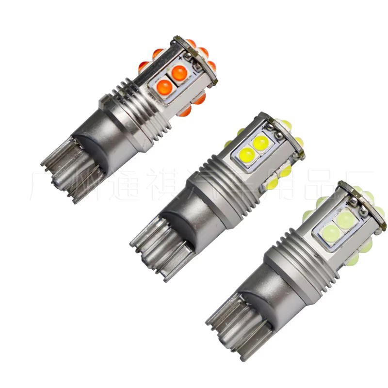 Cross-Border New High-Brightness Automotive Led Light T10 3030 11-Light Decoding Width Indicator Bulb Turn Signal Tail Light Reading Light