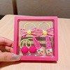 Children's cartoon beaded bracelet for princess, cute set, hairgrip, hair rope, earrings, jewelry, gift box, accessory