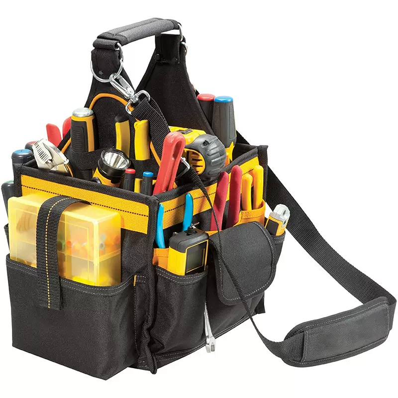 手提五金工具包汽车自行车维修工具袋工地民用单肩斜挎包工具箱