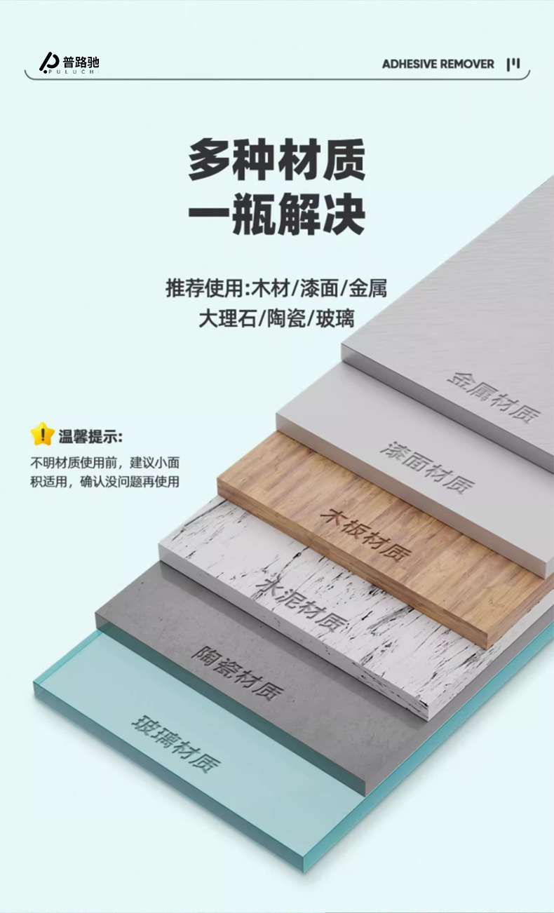 Puluchi Multifunctional Adhesive Remover for Home and Car Use, Adhesive Removal and Maintenance Cleaner, Small Advertisement Adhesive Remover