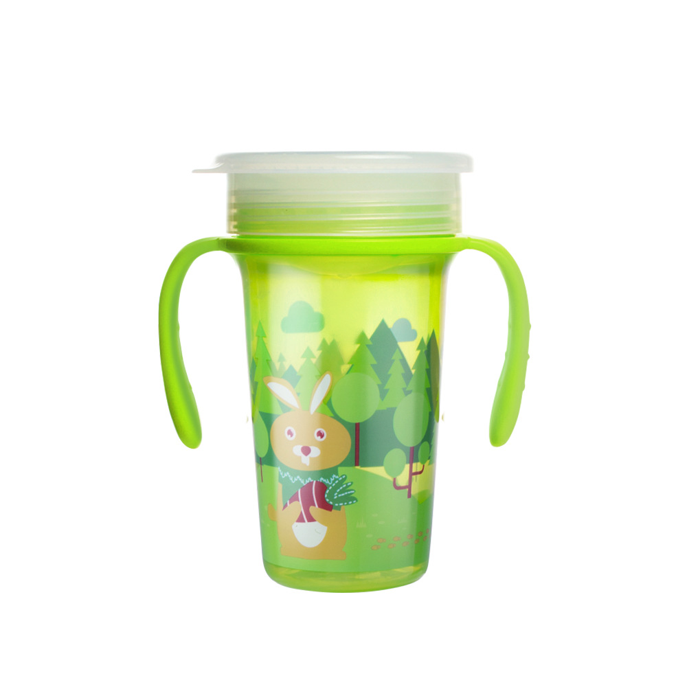 Fabricante de origen Taza de agua para niños Taza de pico de pato Taza de paja Taza de plástico Taza de agua 360 Serie completa de tazas para bebés