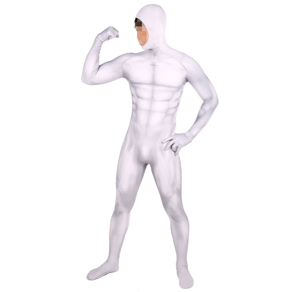 White sports base uniform, tight, cosplay