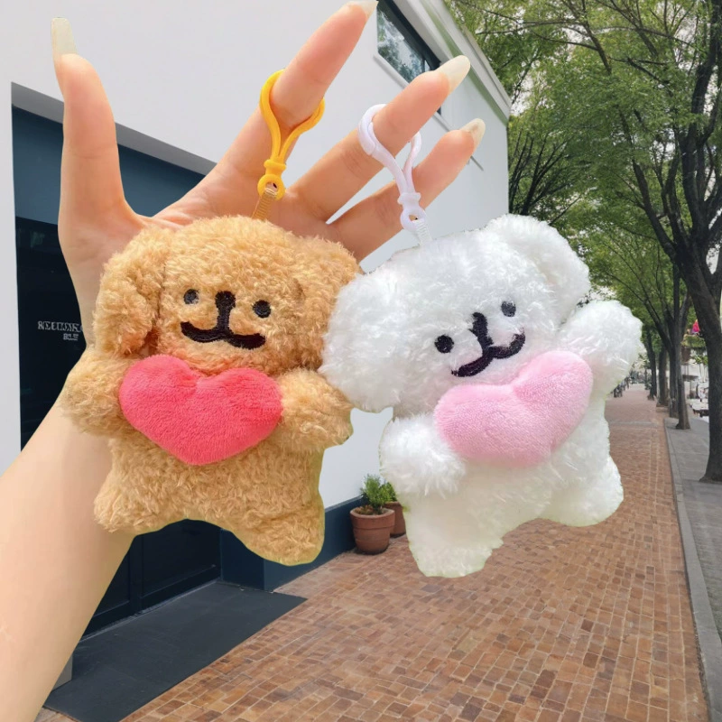 Трансграничная струнная линия щенок плюшевая игрушка кукла подвеска милая собака кукла ключи захват машины оптом