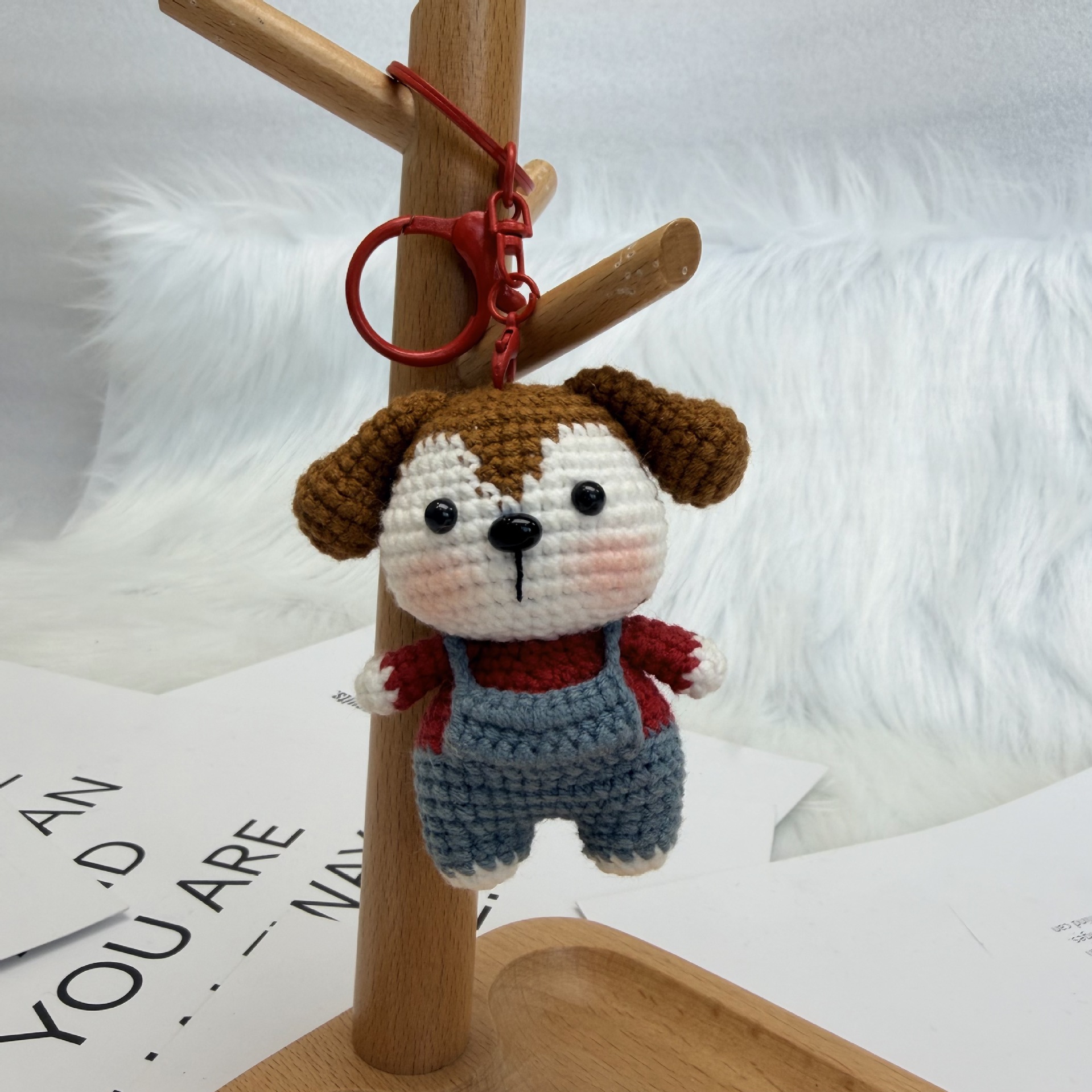 Colgantes de animales del zodiaco tejidos a mano, muñecos de lana hechos a crochet, accesorios decorativos para bolsos, regalos al por mayor y al detalle. image 66