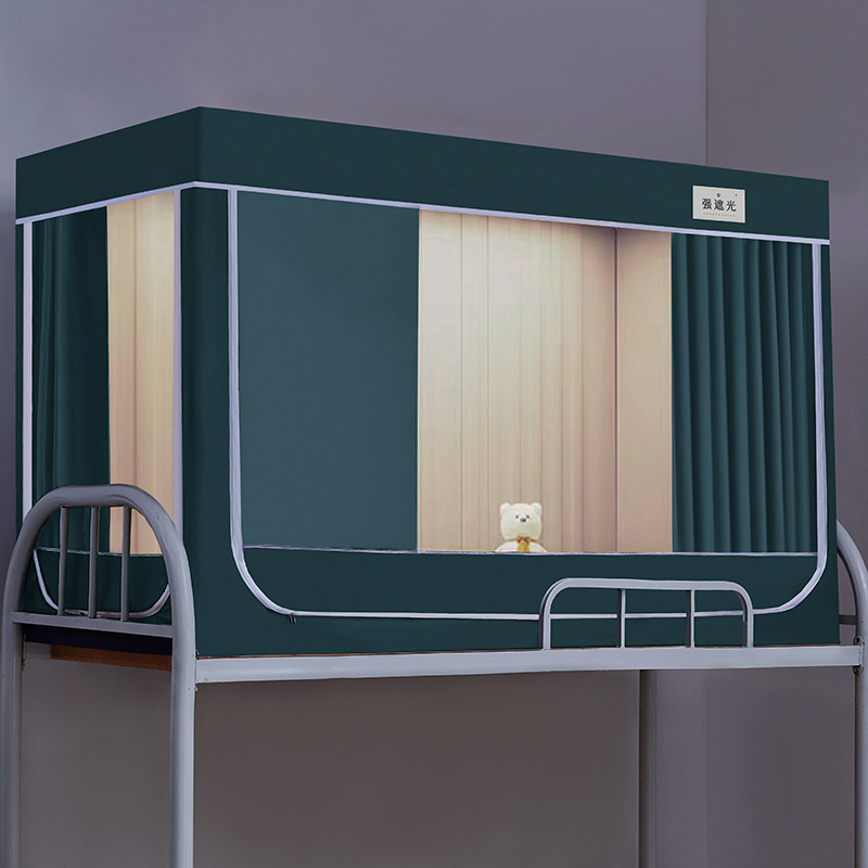 Nueva B20S recubrimiento de seda engrosada fuerte sombreado dormitorio superior e inferior litera estudiante mosquitera 0,9 m soporte de acero inoxidable
