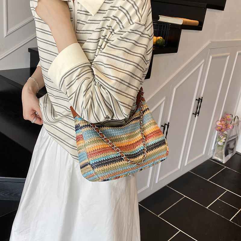 Knitted handmade bag
