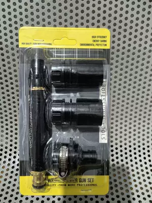direct spray gun set, High pressure car wash water gun - black-diamond-bubble-shell-accessory-set