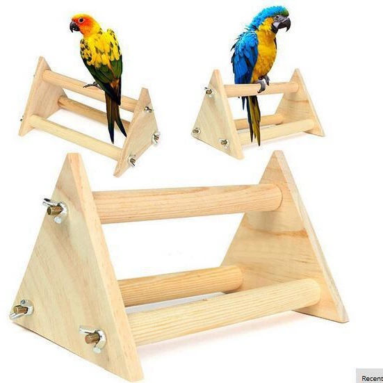 Подставка для птиц, стойка для ара, тренировочная стойка, палка, Большой треугольник, устойчивая к укусам игрушка