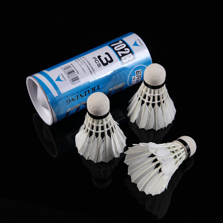 에릭 배드민턴 배드민턴 3 배드민턴 레지스탕스 안정적인 훈련 볼 거위 깃털 플레이 킹 플레이 저항