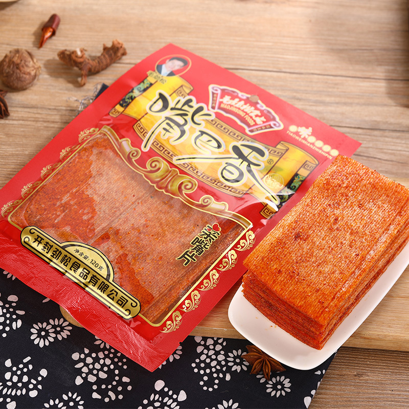 80 grams Mao Jinong Mouth Aroma Spicy Stick 8090 Childhood Nostalgic Snack Hand-tear Spicy Old-fashioned Kissed Chips
