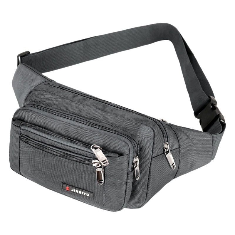 Oxford Cloth Satchel Men's Waist Bag Casual Chest Bag Men's and Women's Waterproof Outdoor Shoulder Bag Wholesale Riding Sports Waist Bag