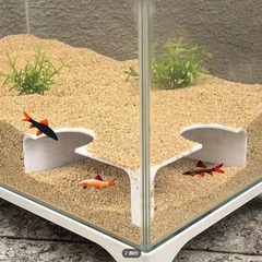国境を越えた新しい創造的な水槽地下隠れ洞窟造園装飾小道具水族館地下トンネル洞窟