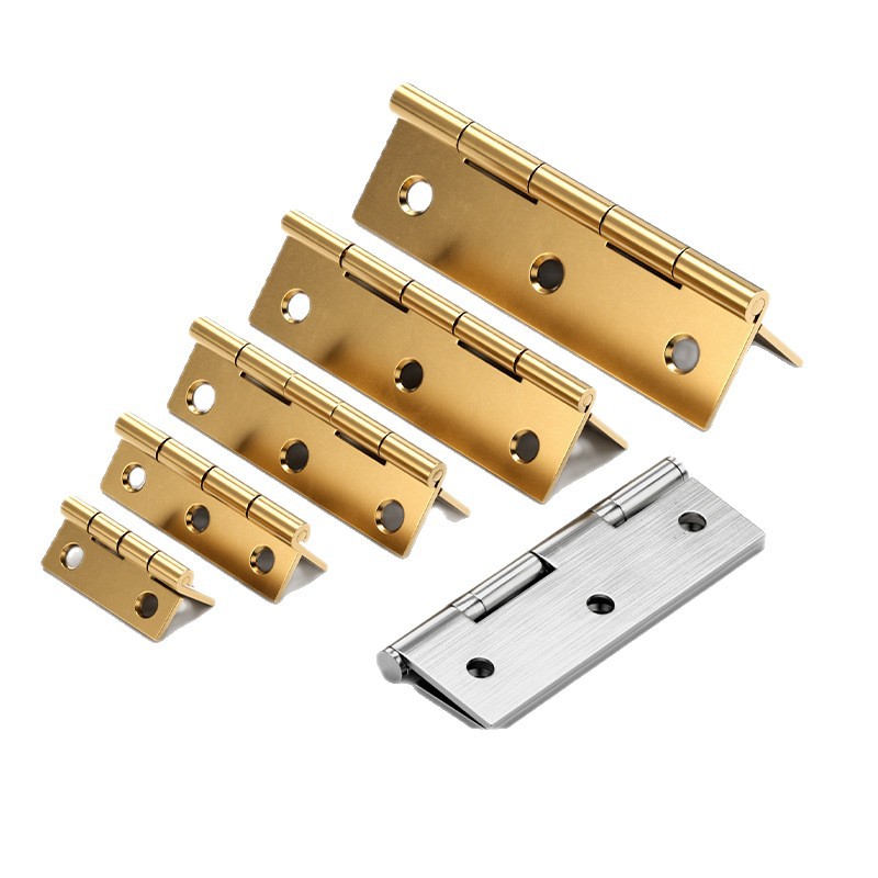 bisagra de acero inoxidable puerta de gabinete abierta bisagra plegable mini pequeña bisagra de muebles accesorios de hardware puerta de madera plegable image 6