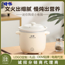 迷你小型电炖锅陶瓷炖锅煮粥煲汤婴儿辅食锅家用宿舍电炖锅电饭煲