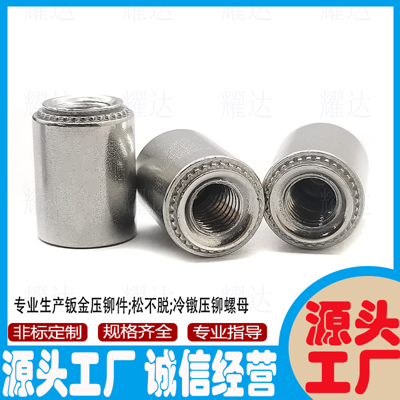 批发无台阶防水螺柱BSS-M6-10-012网络信号保护器外壳用封闭螺母