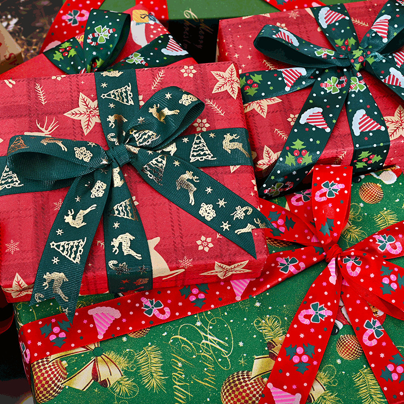新しいクロスボーダークリスマス包装紙 5.1m ロール大型ギフトギフト包装紙|undefined