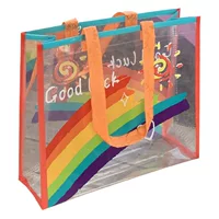 Сумка магазина одежды Rainbow прозрачная сумка для покупок упаковка для женской одежды Подарочная сумка в наличии оптом