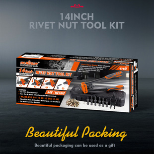 Amazon hot cross-border hot manual female rivet nut gun. Riveting cap gun 2200 g43 * 15*6.5