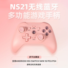 厂家新款私模蓝牙无线游戏手柄带6轴震动连发宏编程switch手柄